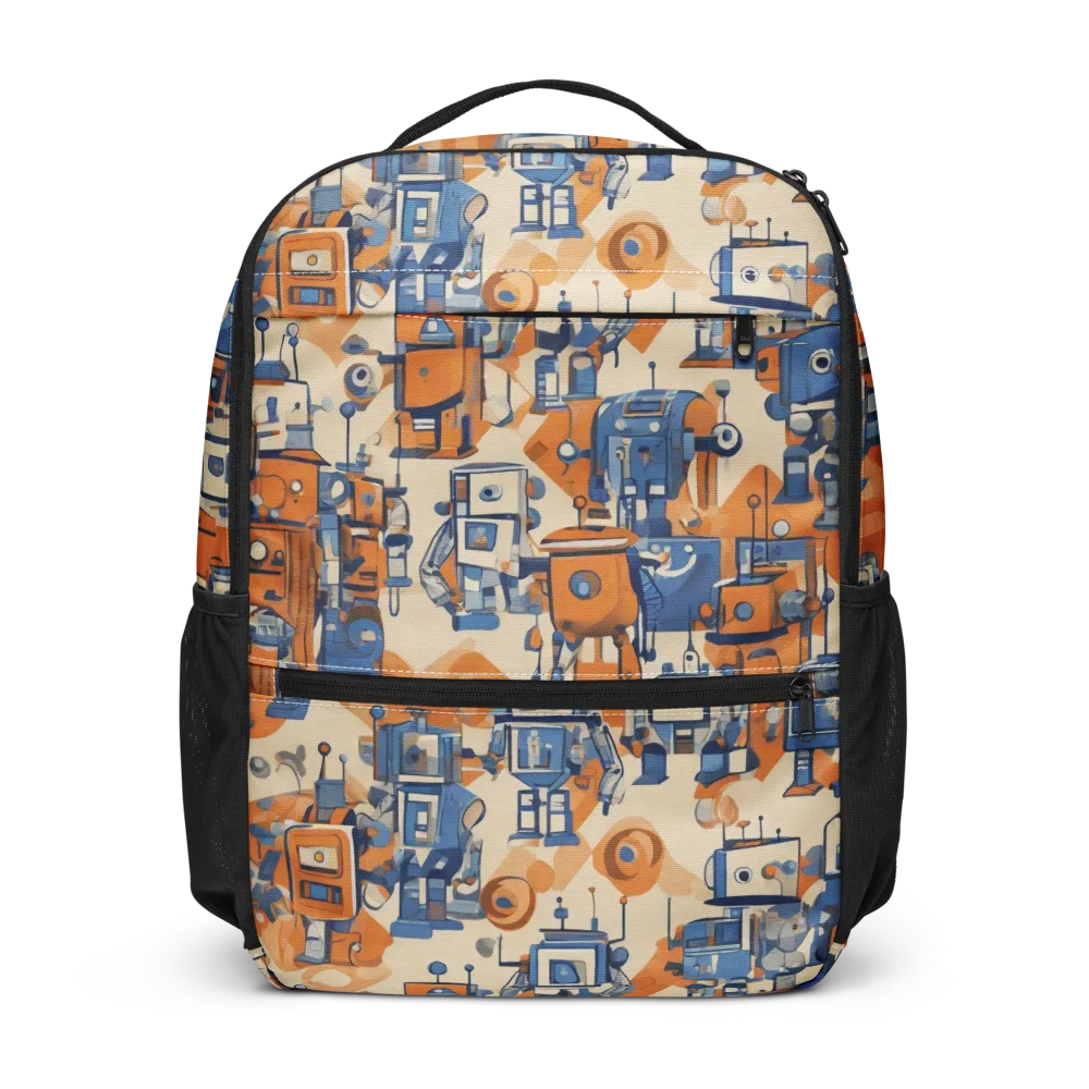 Clockwork Tangerine on Utility Backpack — Front
