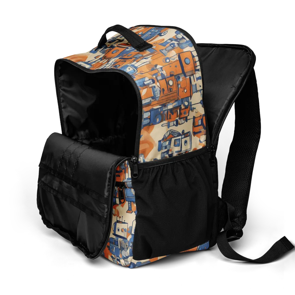 Clockwork Tangerine on Utility Backpack — Product details 2