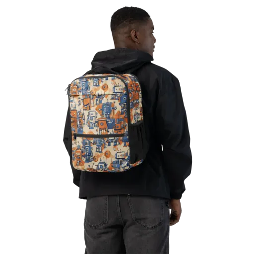 Clockwork Tangerine on a Utility Backpack