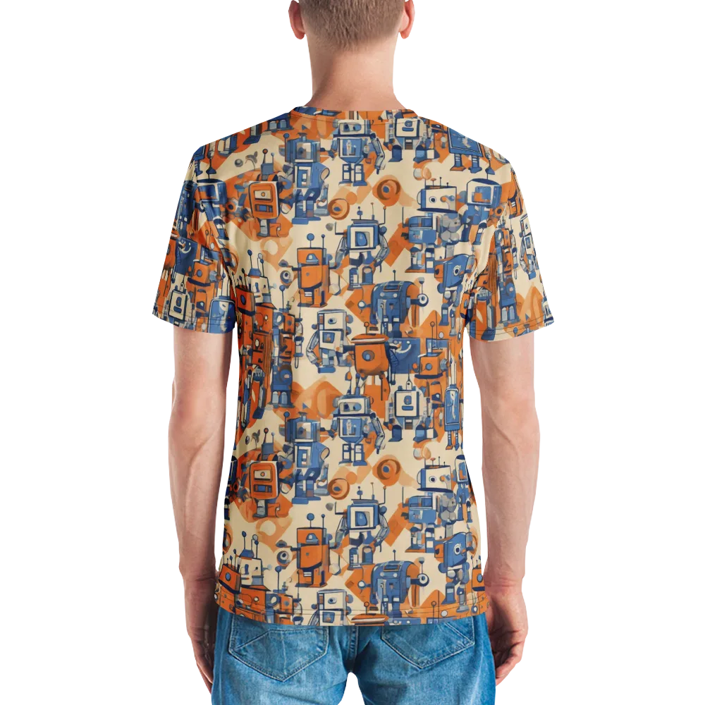 Clockwork Tangerine on Men's Crew Neck T-Shirt — Back
