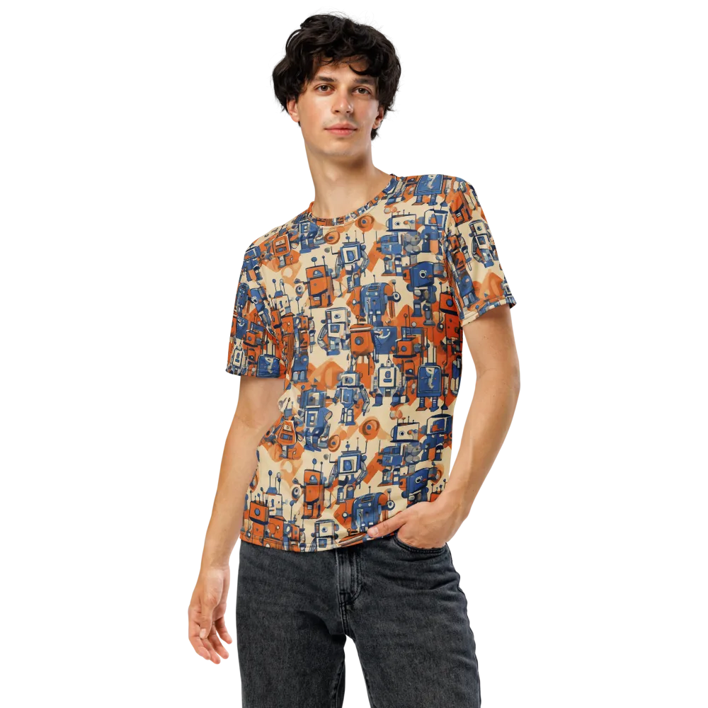 Clockwork Tangerine on Men's Crew Neck T-Shirt — Front