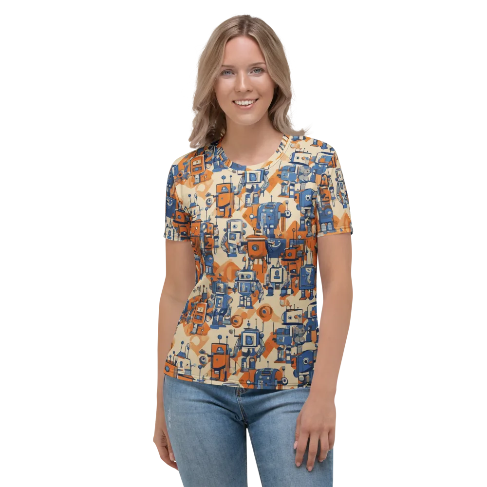 Clockwork Tangerine on Women's Crew Neck T-Shirt — Front