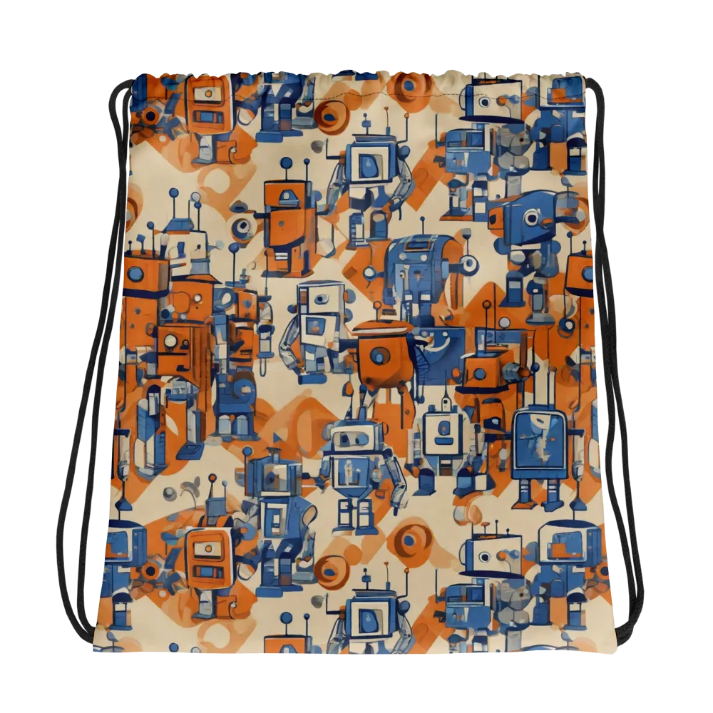 Clockwork Tangerine on Drawstring Bag — Photo