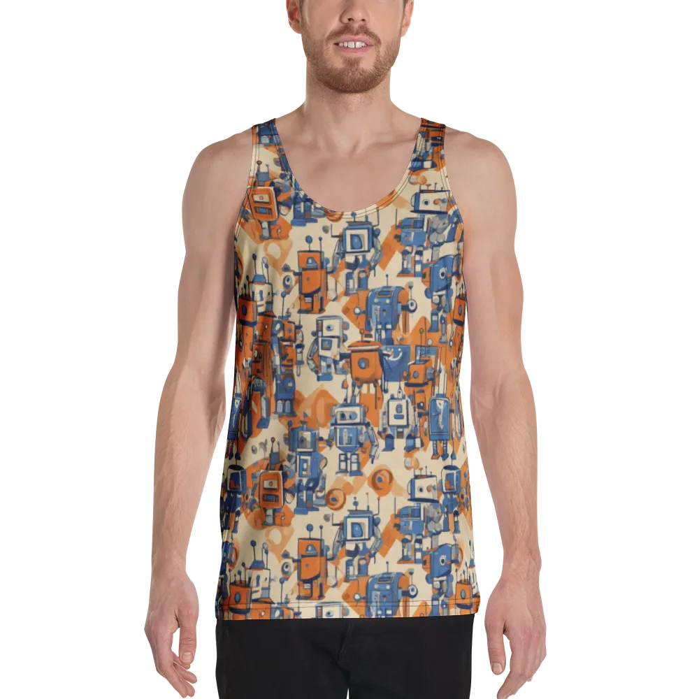 Clockwork Tangerine on Men's Tank Top — Front