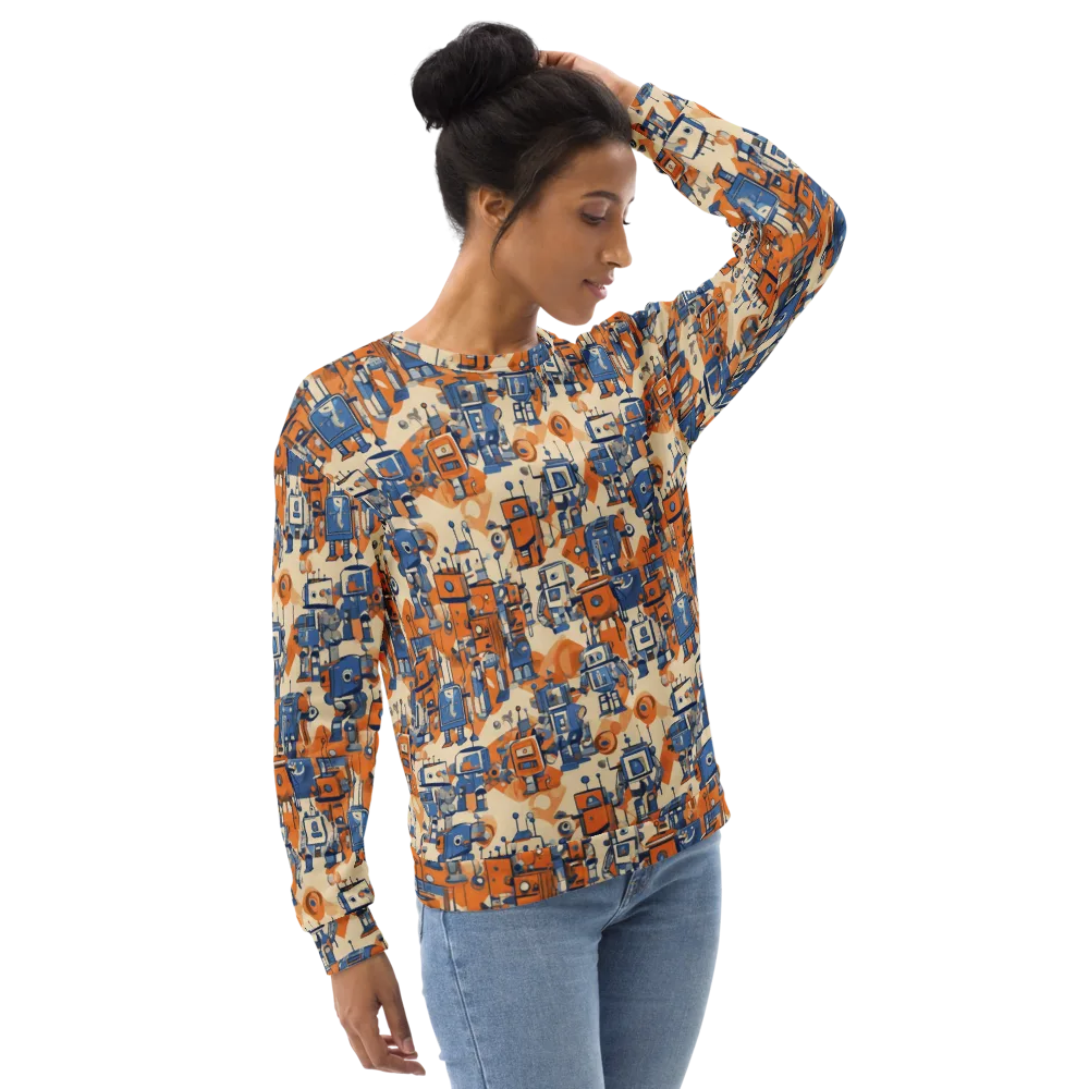 Clockwork Tangerine on Sweatshirt — Right Front