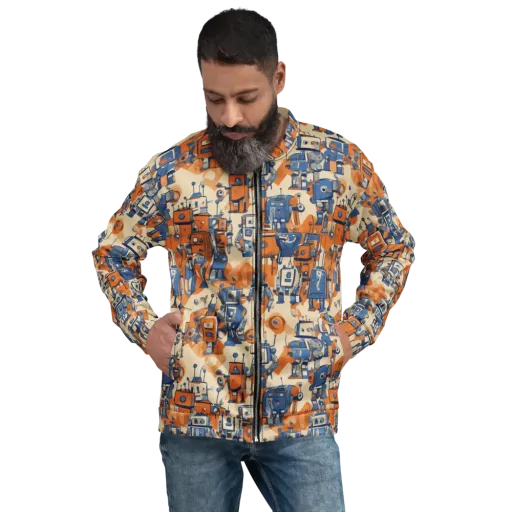Clockwork Tangerine on a Bomber Jacket