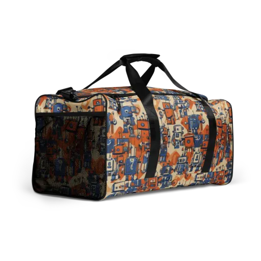 Clockwork Tangerine on a Duffle Bag