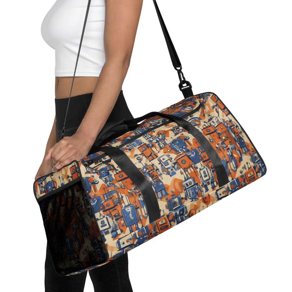 Clockwork Tangerine on Duffle Bag — Front