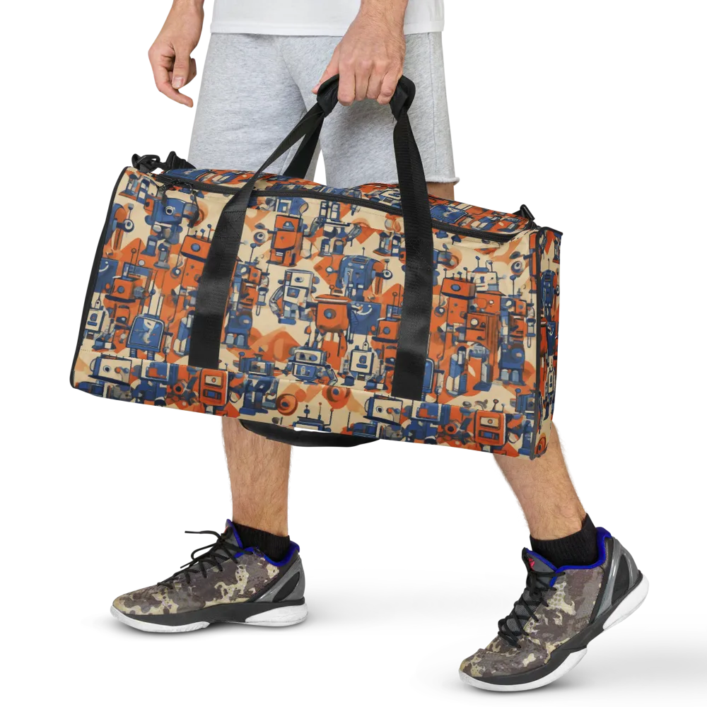 Clockwork Tangerine on Duffle Bag — Front