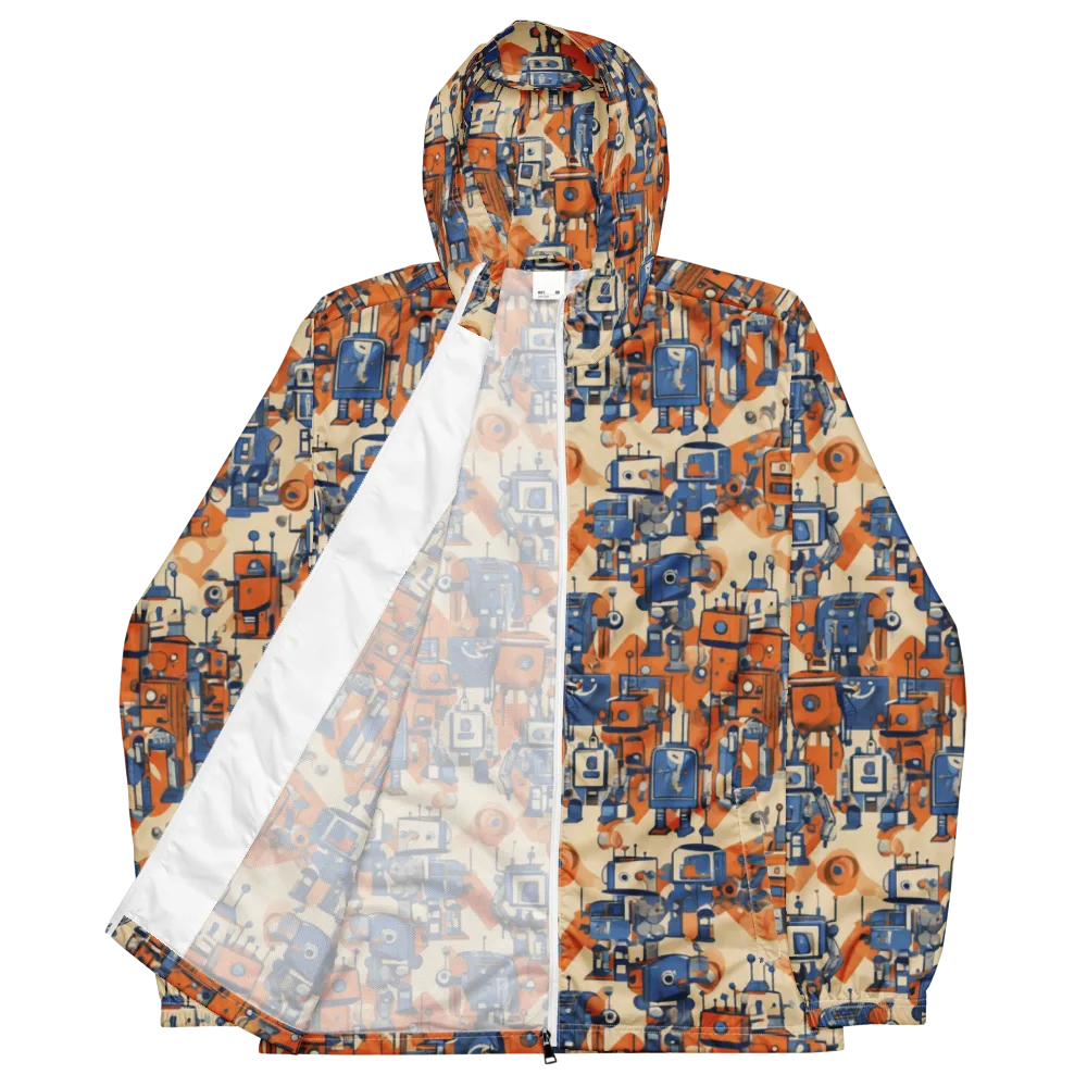 Clockwork Tangerine on Men's Windbreaker — Front