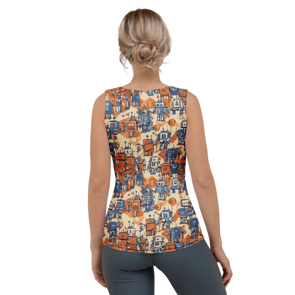 Clockwork Tangerine on Women's Tank Top — Back