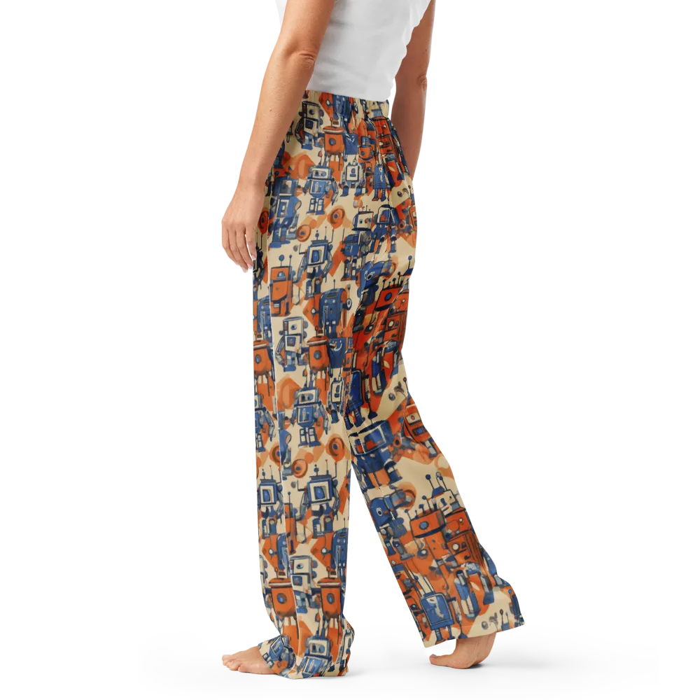 Clockwork Tangerine on Women's Pajama Pants — Left