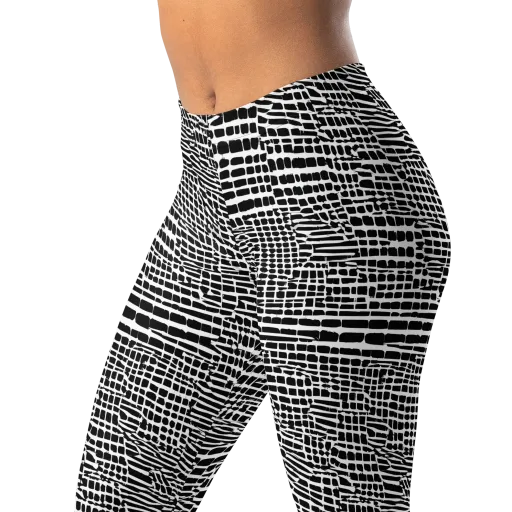 Monochrome Mosaic on a Leggings