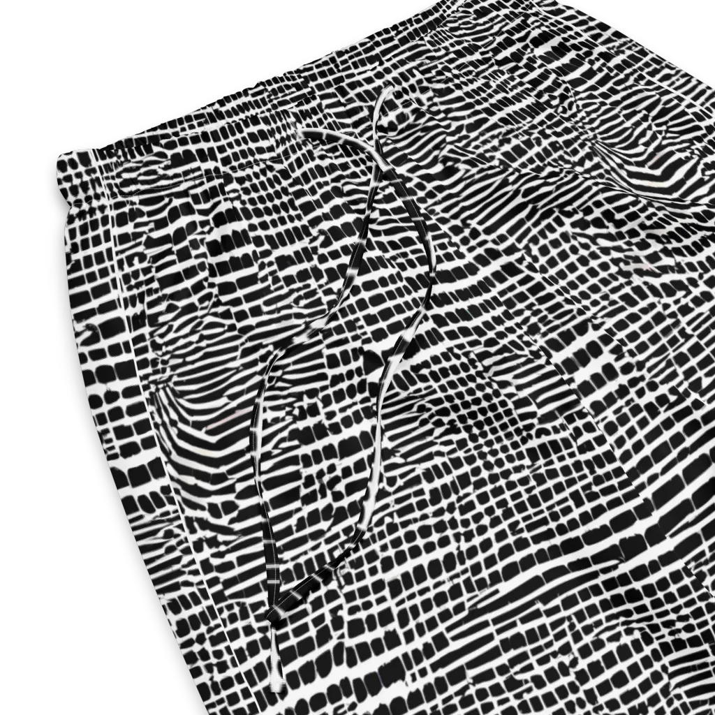 Monochrome Mosaic on Women's Pajama Pants — Product details