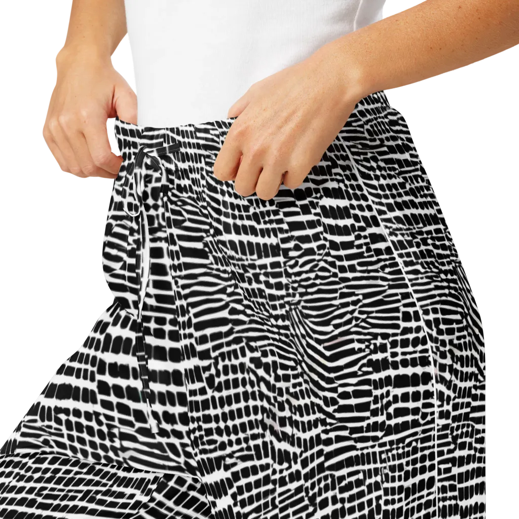 Monochrome Mosaic on Women's Pajama Pants — Product details