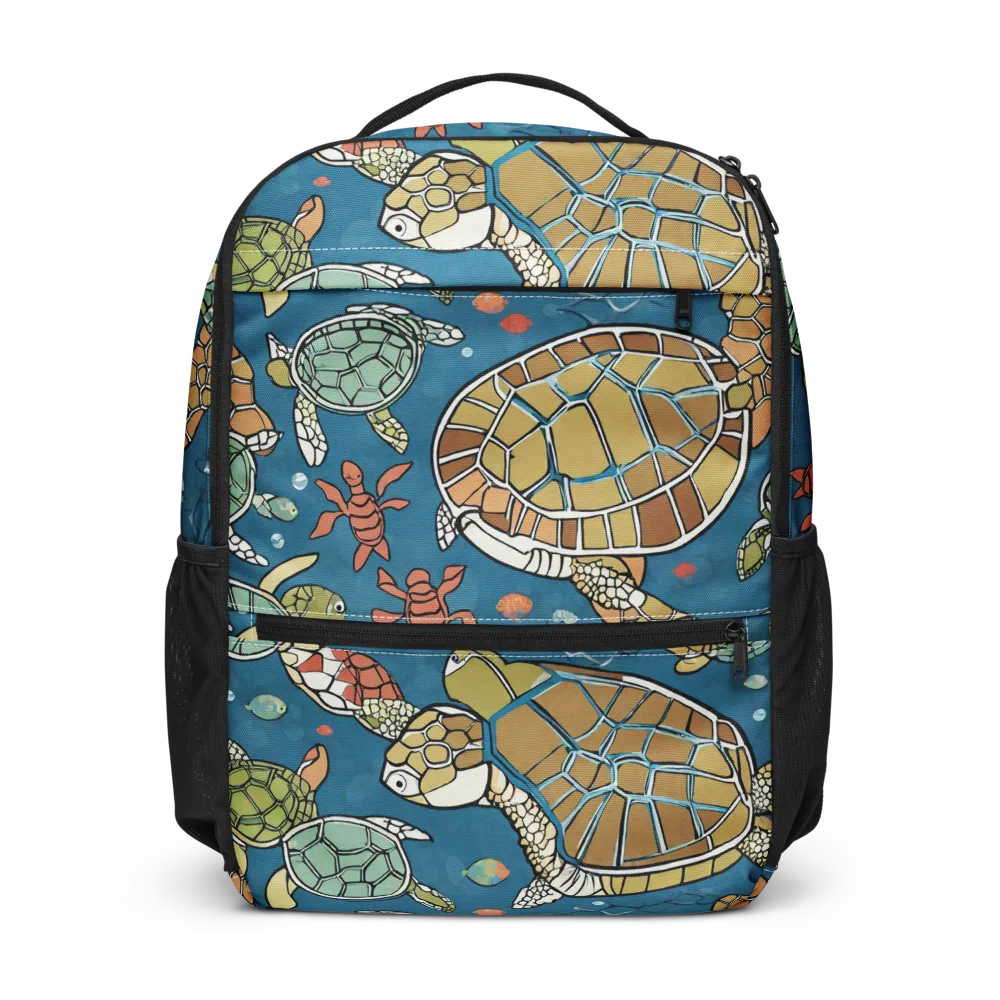Tidal Tortoise on Utility Backpack — Front