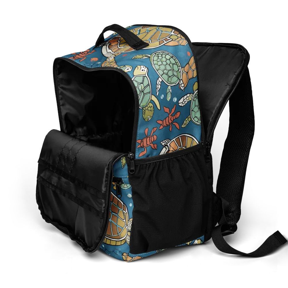 Tidal Tortoise on Utility Backpack — Product details 2
