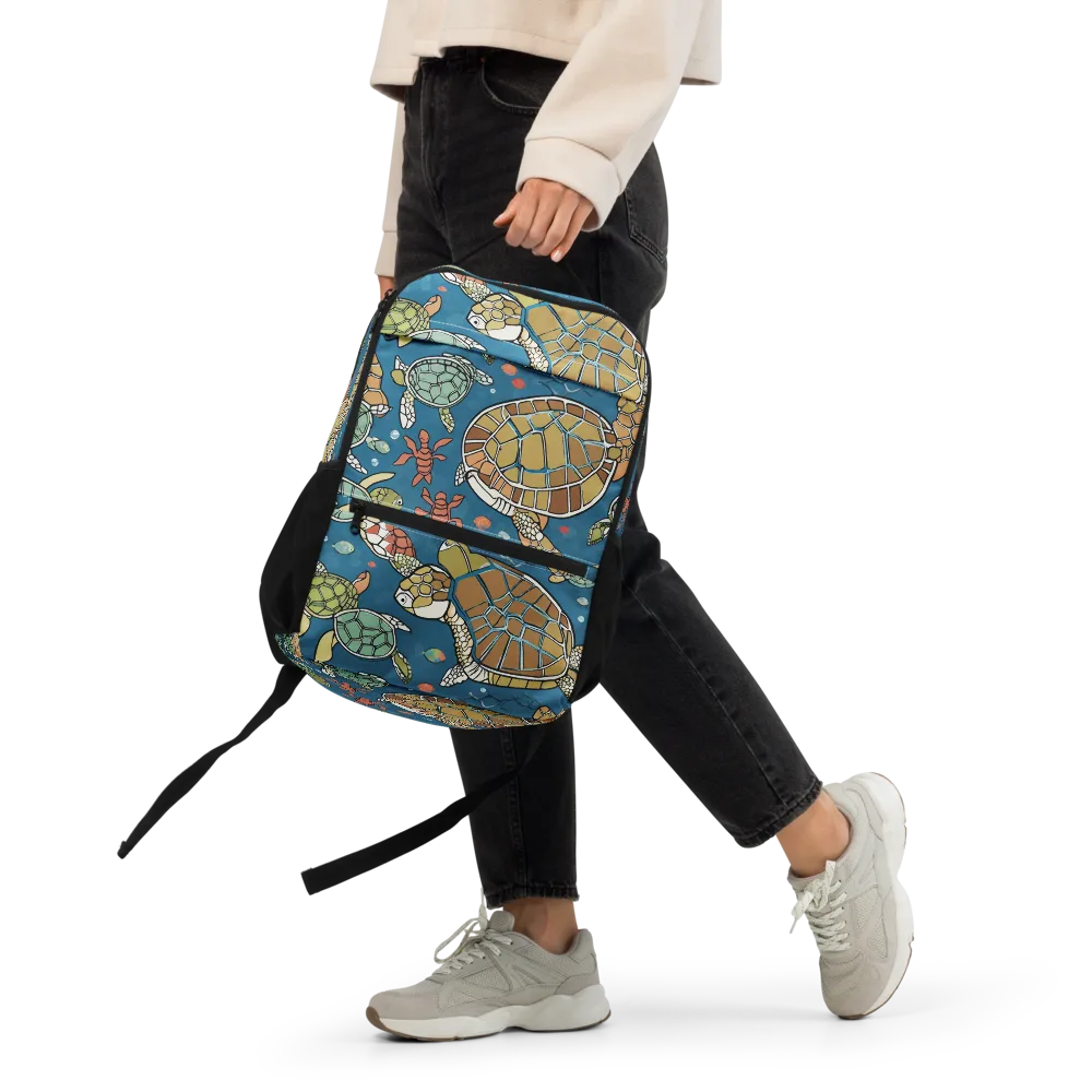 Tidal Tortoise on Utility Backpack — Front