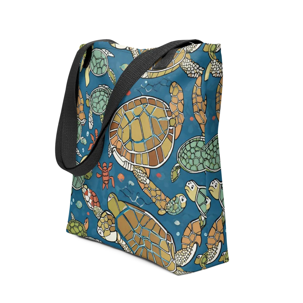 Tidal Tortoise on Tote Bag — Front