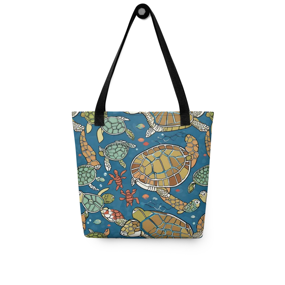 Tidal Tortoise on Tote Bag — Front