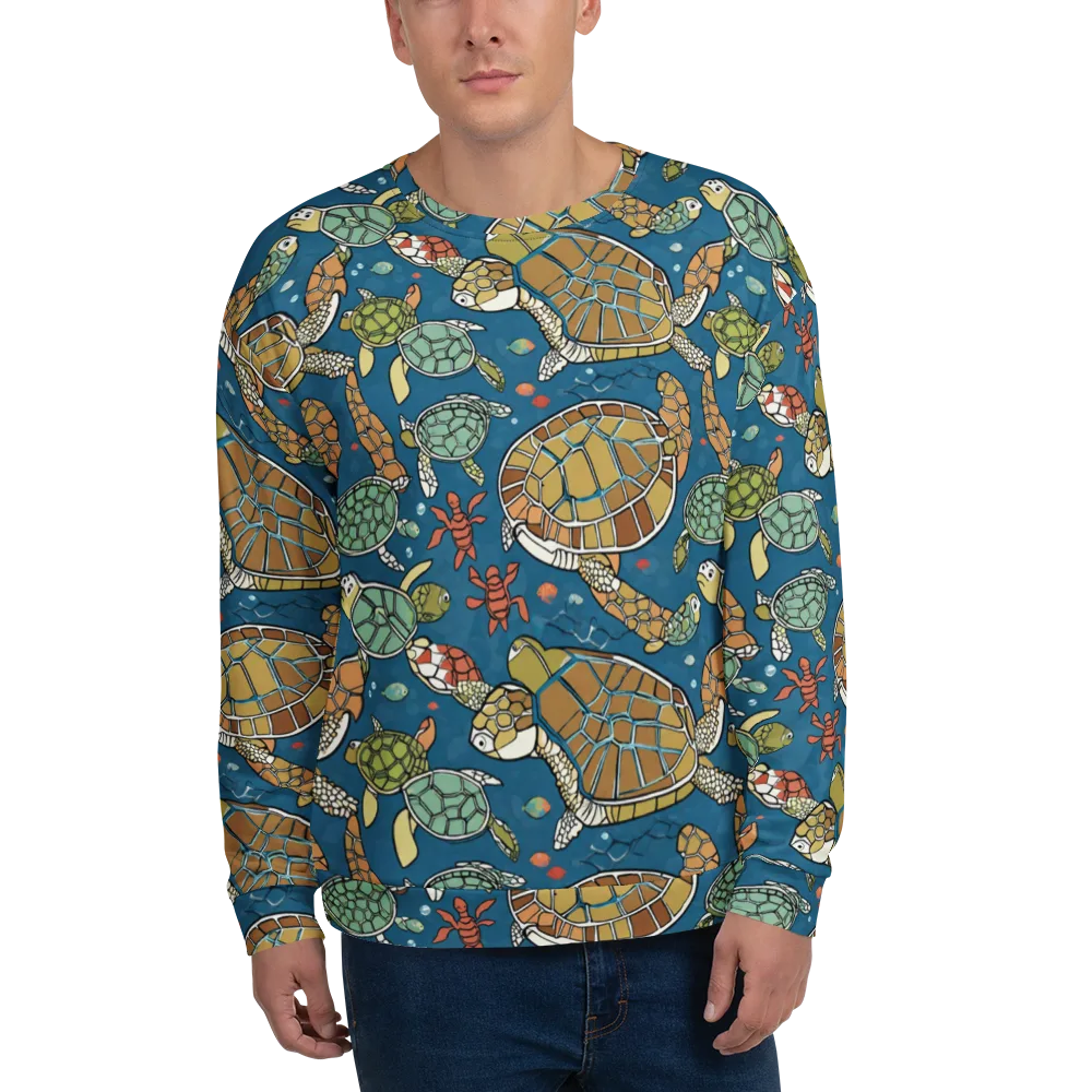 Tidal Tortoise on Sweatshirt — Front