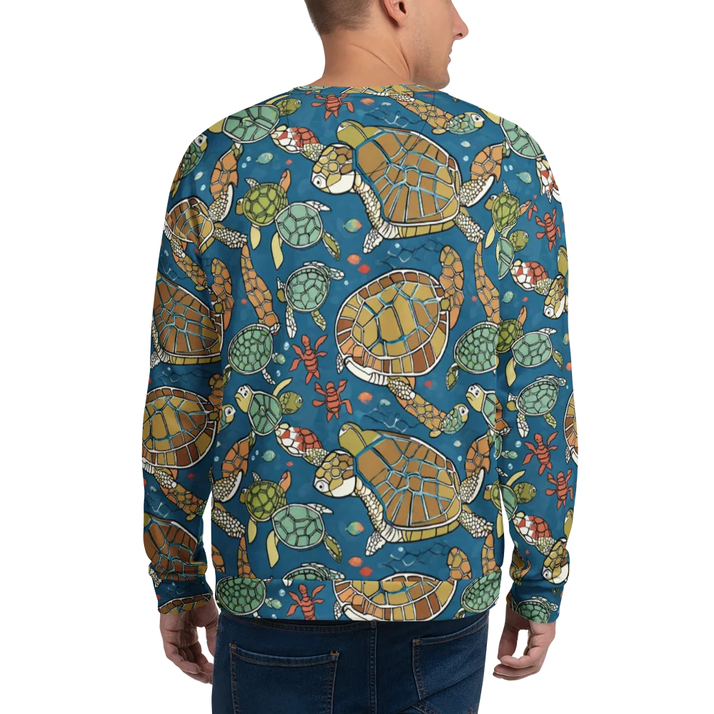 Tidal Tortoise on Sweatshirt — Back