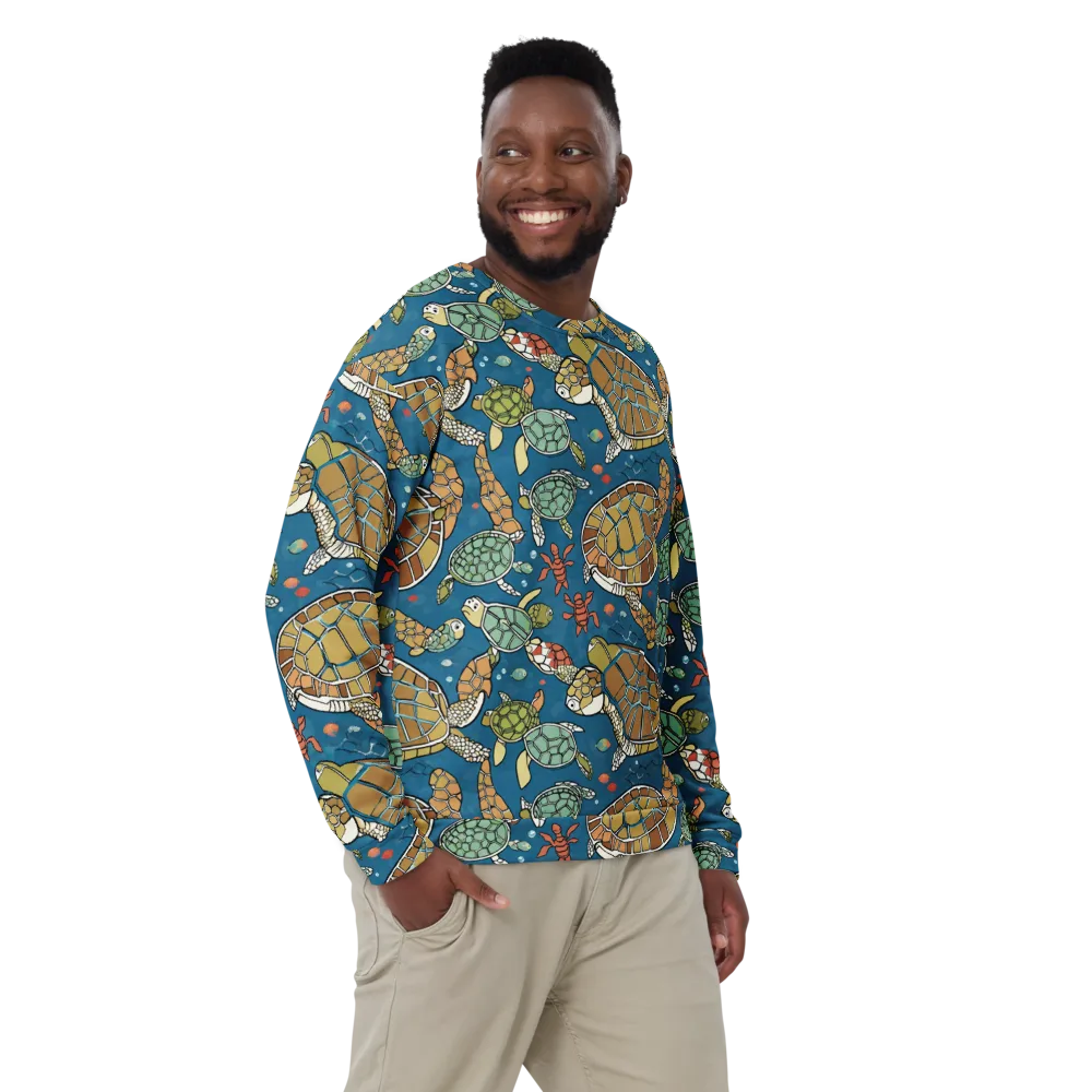 Tidal Tortoise on Sweatshirt — Front