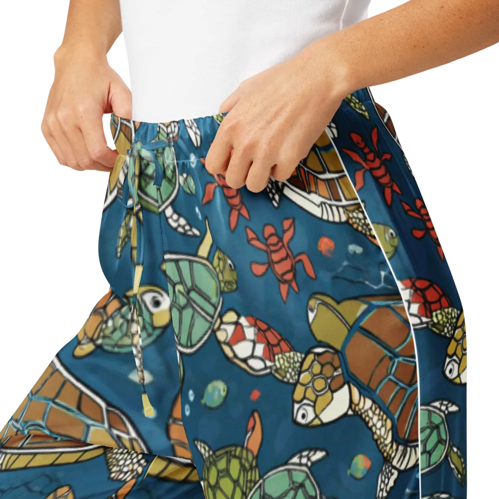 Tidal Tortoise on Women's Pajama Pants — Product details