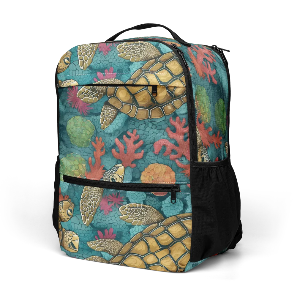Coral Carapace on Utility Backpack — Left Front