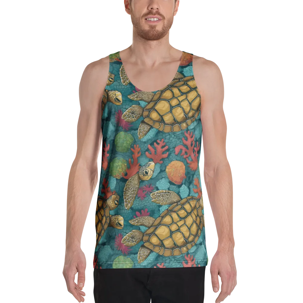 Coral Carapace on Men's Tank Top — Front
