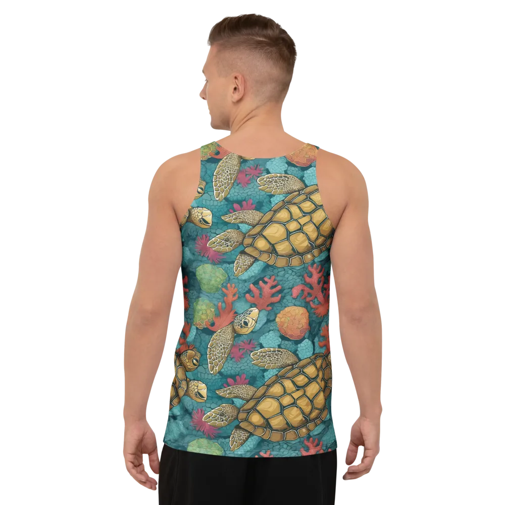 Coral Carapace on Men's Tank Top — Back