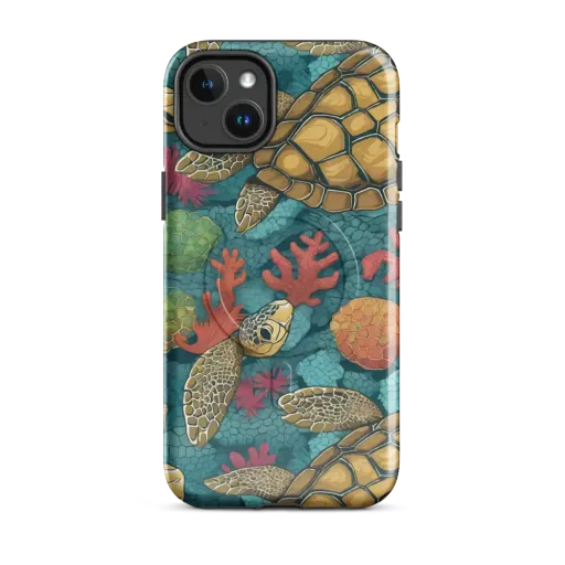 Coral Carapace on a MagSafe Tough Case for iPhone®