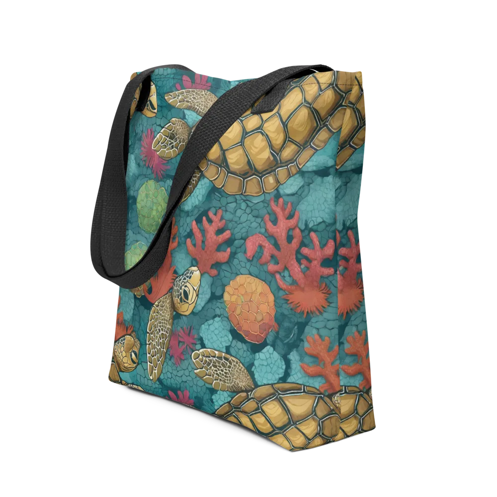 Coral Carapace on Tote Bag — Front