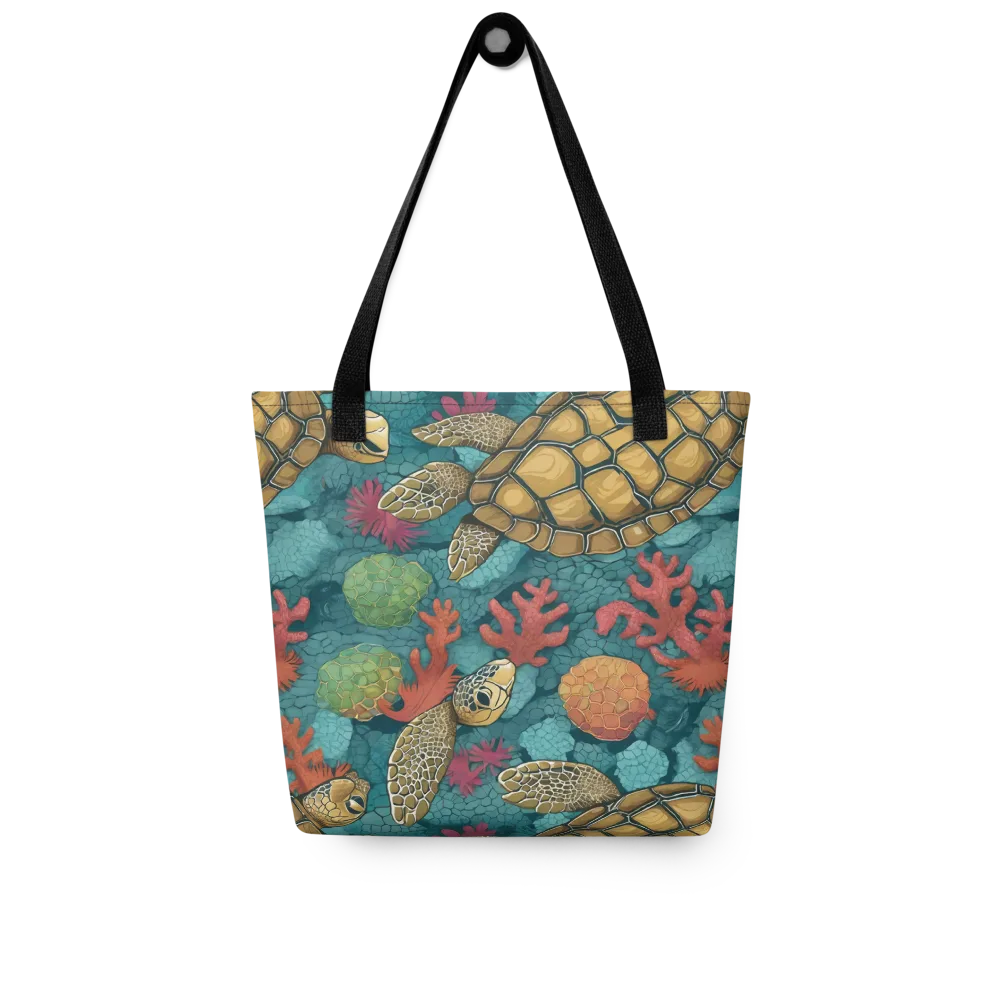 Coral Carapace on Tote Bag — Front