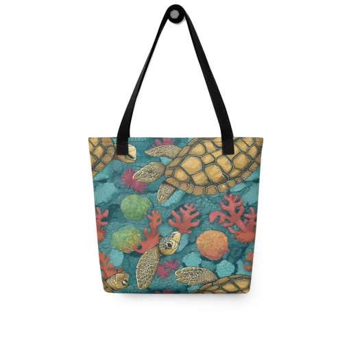 Coral Carapace on a Tote Bag