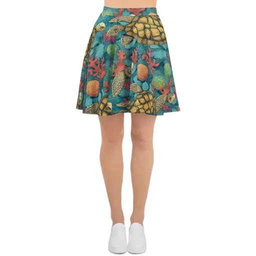 Coral Carapace on a Skater Skirt