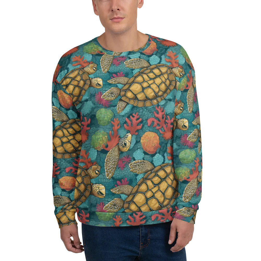 Coral Carapace on Sweatshirt — Front