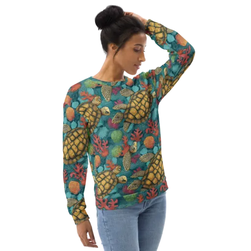 Coral Carapace on a Sweatshirt