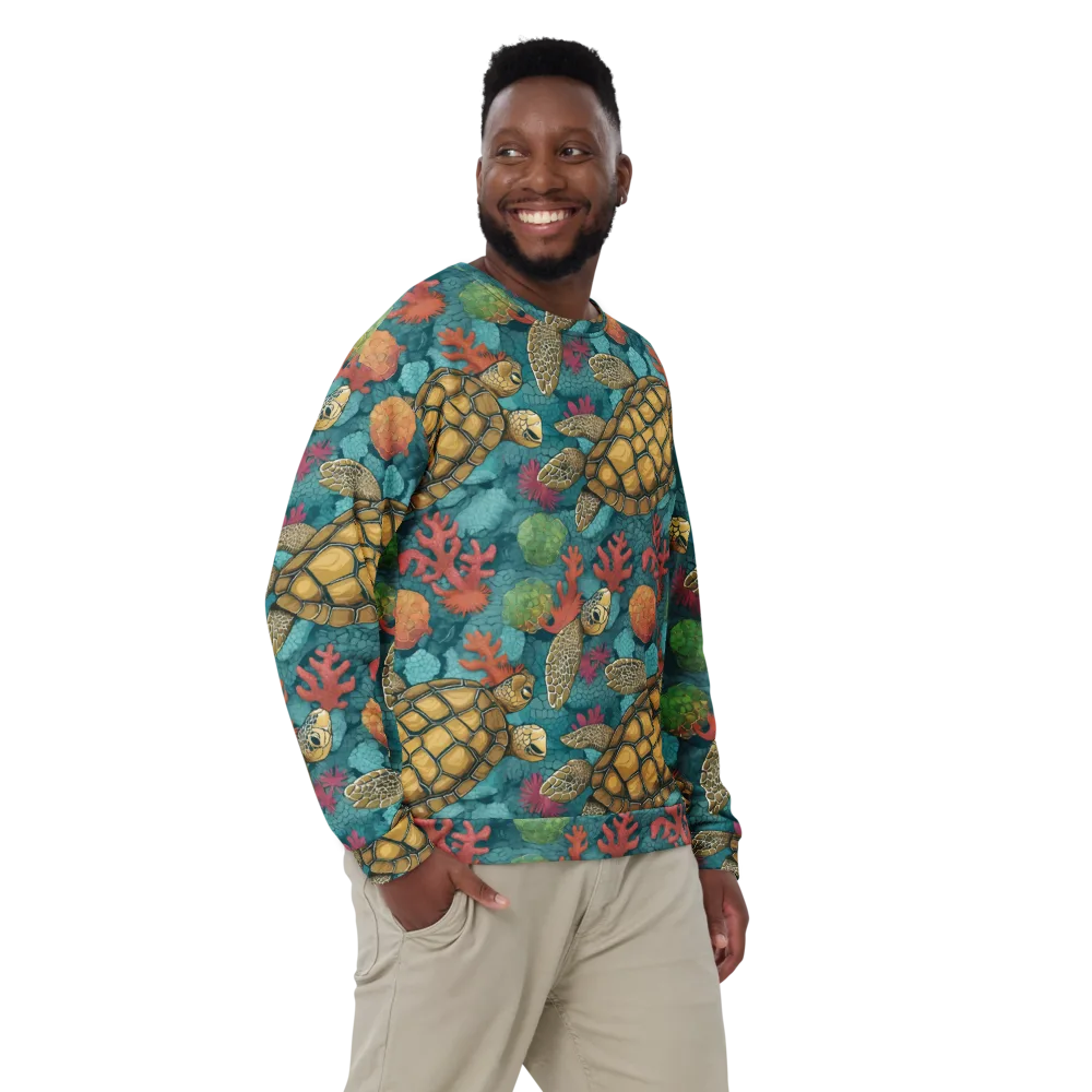 Coral Carapace on Sweatshirt — Front