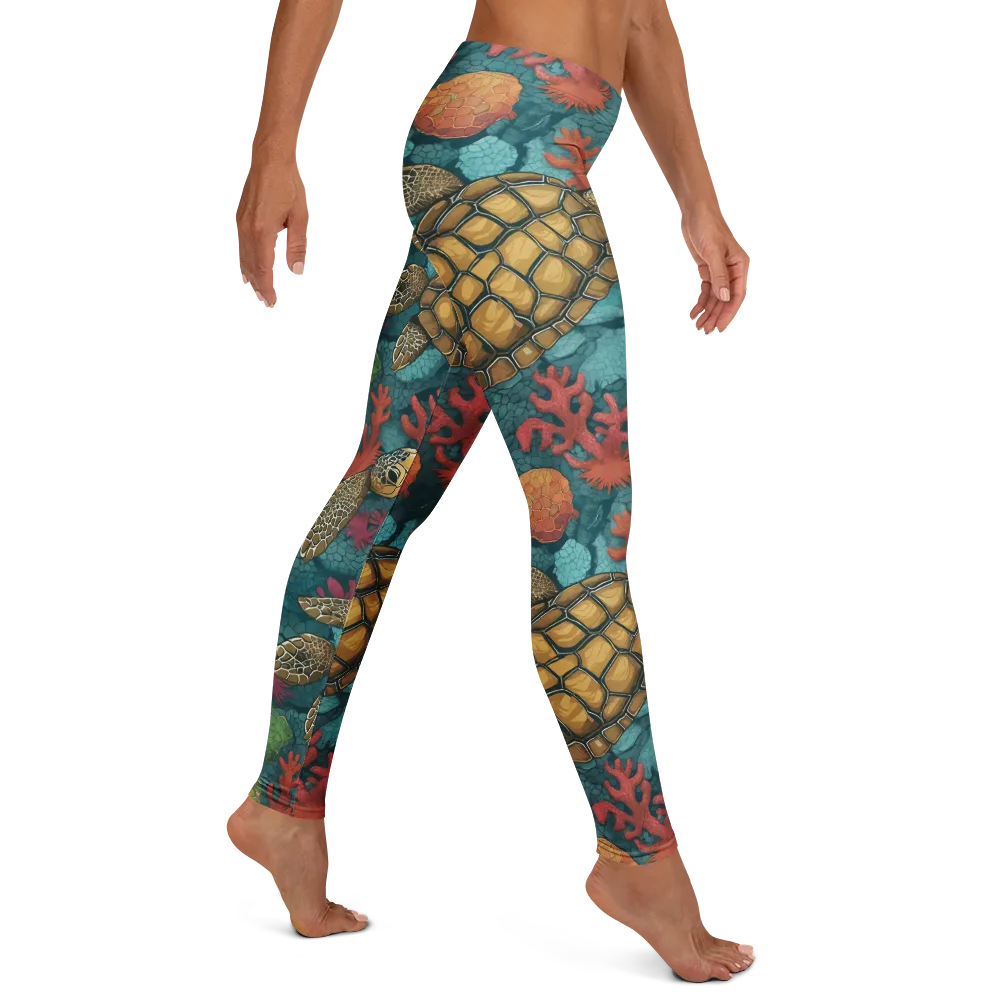 Coral Carapace on Leggings — Right