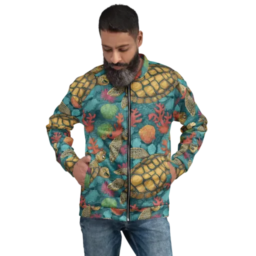 Coral Carapace on a Bomber Jacket