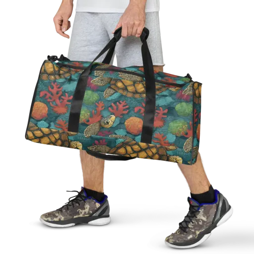 Coral Carapace on a Duffle Bag
