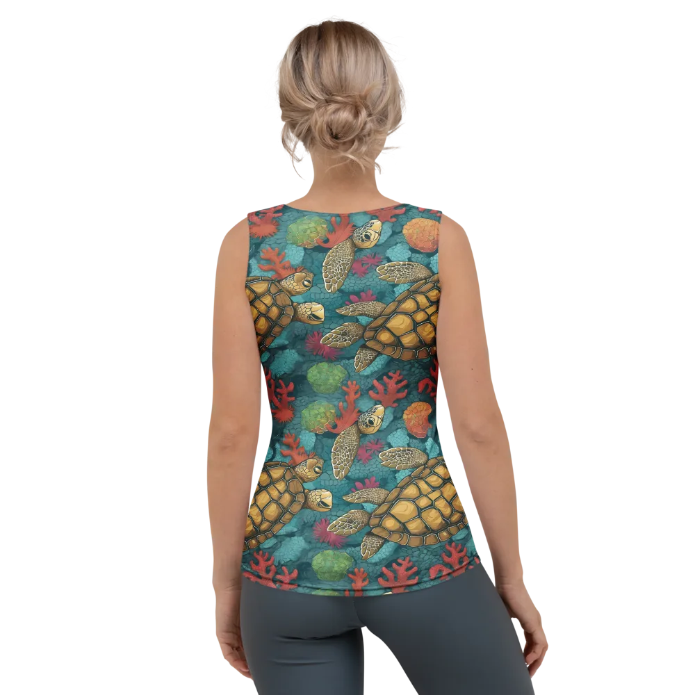 Coral Carapace on Women's Tank Top — Back