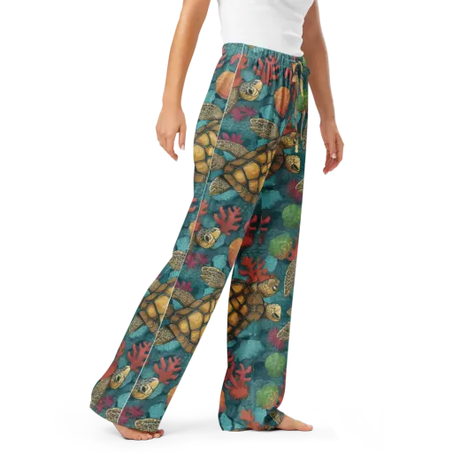 Coral Carapace on a Women's Pajama Pants
