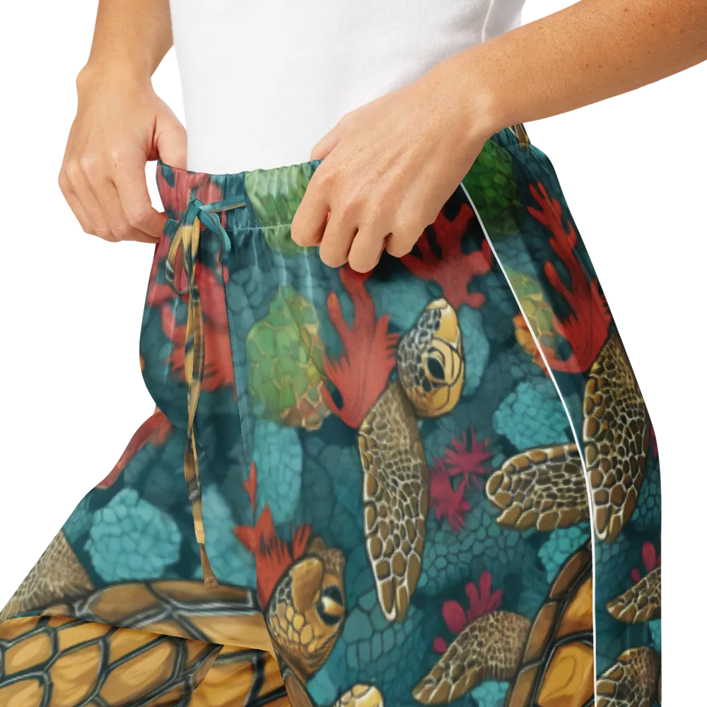 Coral Carapace on Women's Pajama Pants — Product details