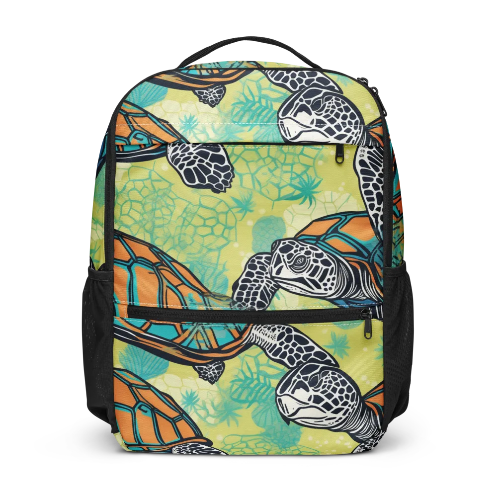 Tidal Shellwork on Utility Backpack — Front