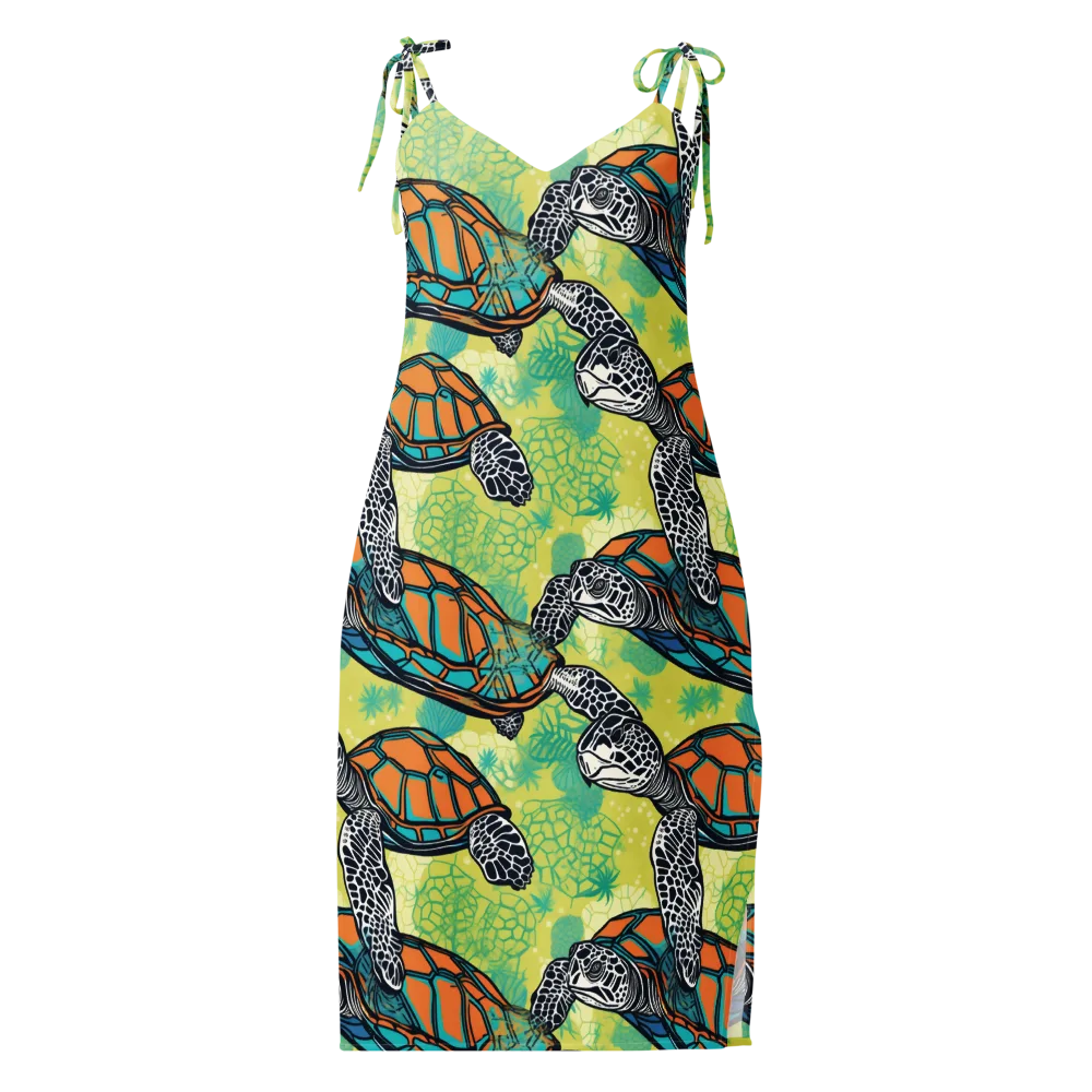 Tidal Shellwork on Slip Dress — Front