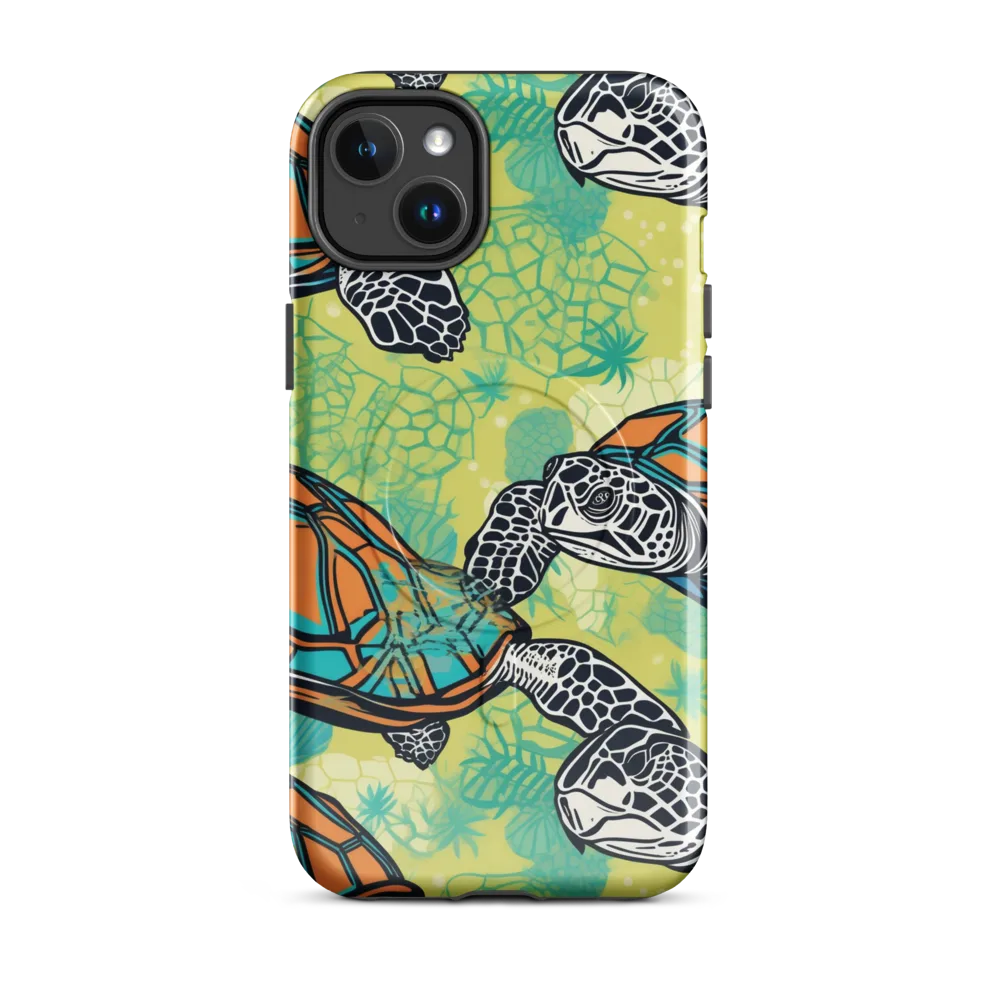 Tidal Shellwork on MagSafe Tough Case for iPhone® — Front