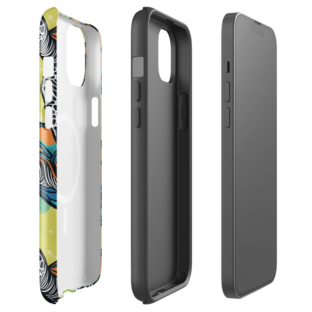 Tidal Shellwork on MagSafe Tough Case for iPhone® — Front