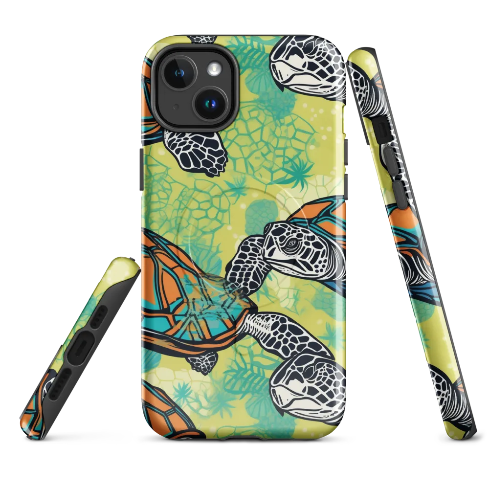 Tidal Shellwork on MagSafe Tough Case for iPhone® — Front